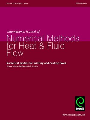 cover image of International Journal of Numerical Methods for Heat & Fluid Flow, Volume 12, Issue 4